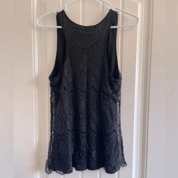 Maurices Small Black Lace Tank Top - Picture 2 of 4